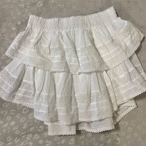 Love shack fancy ruffle skirt